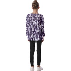 Kids  V Neck Casual Top 