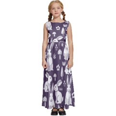 Kids  Satin Sleeveless Maxi Dress 