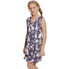Kids  Sleeveless Tiered Mini Dress 