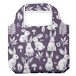 Easter bunny pattern Premium Foldable Grocery Recycle Bag