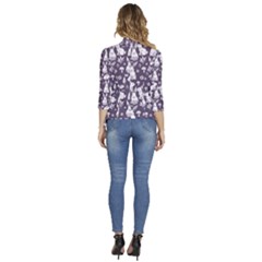 Women s 3/4 Sleeve Ruffle Edge Open Front Jacket 