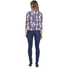 Women s Draped Front 3/4 Sleeve Shawl Collar Jacket 