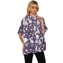 Women s Batwing Button Up Shirt 