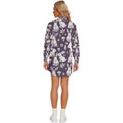 Womens Long Sleeve Shirt Dress 