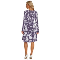 Long Sleeve Dress With Pocket 
