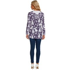 Long Sleeve Drawstring Hooded Top 