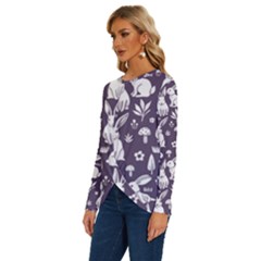 Long Sleeve Crew Neck Pullover Top 