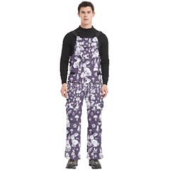 Men s Side Zip Front Pouch Ski And Snowboard Bib Pants	 