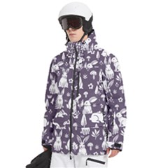 Men s Multi Pockets Zip Ski and Snowboard Waterproof Breathable Jacket 