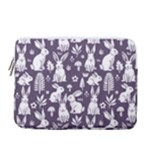 Easter bunny pattern 13  Vertical Laptop Sleeve Case With Pocket