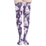 Easter bunny pattern Thigh High Stockings