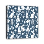 Easter bunny pattern Mini Canvas 6  x 6  (Stretched)
