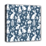Easter bunny pattern Mini Canvas 8  x 8  (Stretched)