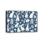 Easter bunny pattern Mini Canvas 6  x 4  (Stretched)