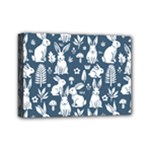 Easter bunny pattern Mini Canvas 7  x 5  (Stretched)