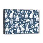 Easter bunny pattern Deluxe Canvas 18  x 12  (Stretched)