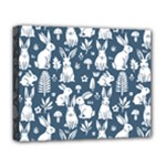Easter bunny pattern Deluxe Canvas 20  x 16  (Stretched)