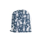 Easter bunny pattern Drawstring Pouch (Medium)