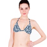 Easter bunny pattern Classic Bikini Top