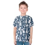 Easter bunny pattern Kids  Cotton T-Shirt