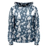 Easter bunny pattern Women s Pullover Hoodie
