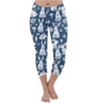 Easter bunny pattern Capri Winter Leggings 