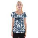 Easter bunny pattern Cap Sleeve Top