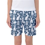 Easter bunny pattern Women s Basketball Shorts