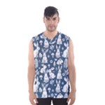 Easter bunny pattern Men s Basketball Tank Top
