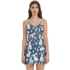 Body Wrap Sleeveless V-Neck Mini Dress 