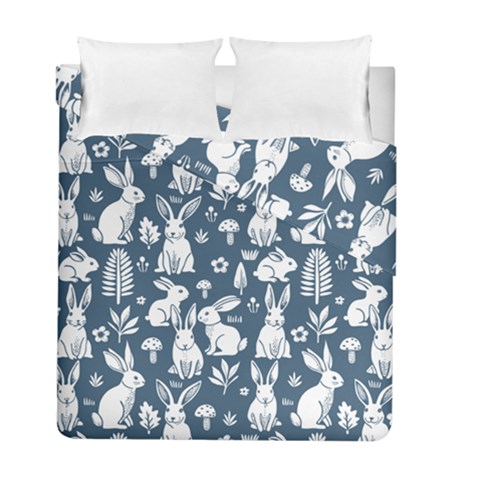 Easter bunny pattern Duvet Cover Double Side (Full/ Double Size) from ArtsNow.com