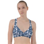 Easter bunny pattern Sweetheart Sports Bra