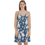 Easter bunny pattern Mini Camis Dress With Pockets