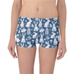 Easter bunny pattern Reversible Boyleg Bikini Bottoms