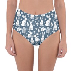 Reversible High-Waist Bikini Bottoms 