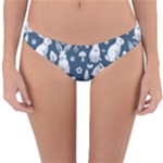 Easter bunny pattern Reversible Hipster Bikini Bottoms