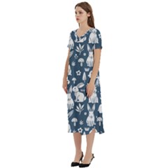 T-Shirt Midi Dress With Pockets 