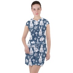 Drawstring Hooded Dress 