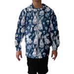Easter bunny pattern Kids  Hooded Windbreaker