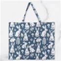 Zipper Large Tote Bag 
