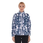 Easter bunny pattern Women s Bomber Jacket