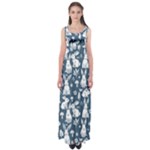 Easter bunny pattern Empire Waist Maxi Dress
