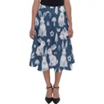 Easter bunny pattern Perfect Length Midi Skirt