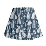 Easter bunny pattern Mini Flare Skirt