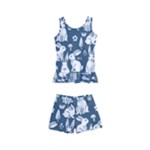 Easter bunny pattern Kids  Boyleg Swimsuit