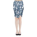 Easter bunny pattern Midi Wrap Pencil Skirt