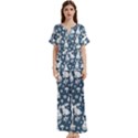 Short Sleeve Long Pants Satin Pajamas Set 