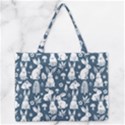 Zipper Medium Tote Bag Front