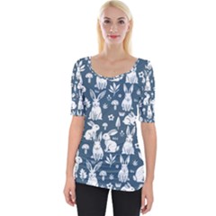 Wide Neckline T-Shirt 