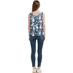 Women s V-Neck Sleeveless Satin Top 